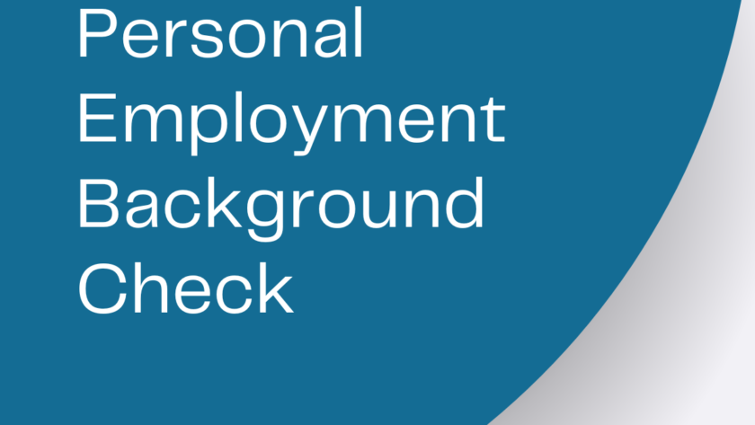 Personal background Checks