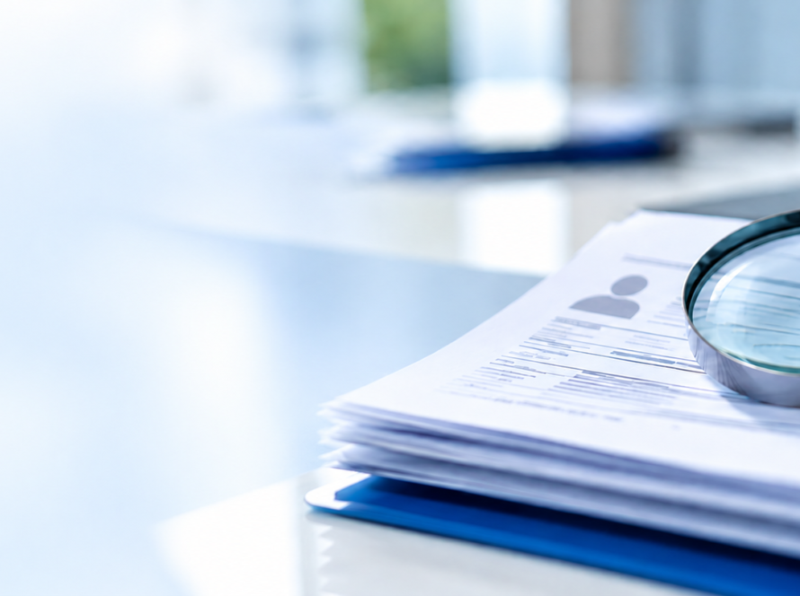 Background screening discrepancies in Kenya – Semafacts banner featuring verification documents and a magnifying glass.